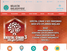 Tablet Screenshot of bilecik.bel.tr